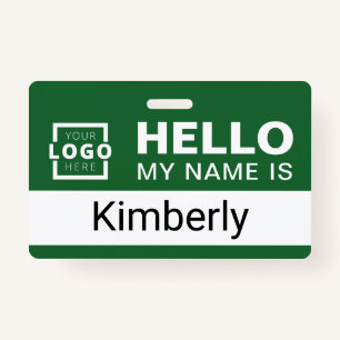 Hello My Name Is - Custom Business Employee Name ID Badge