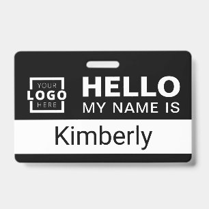 Hello My Name Is - Custom Business Employee Name ID Badge
