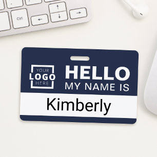 Hello My Name Is - Custom Business Employee Name ID Badge