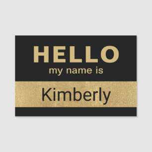 Hello My Name Is - Custom Business Employee Name Name Tag