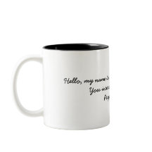 Hello, My Name Is Customisable Mug