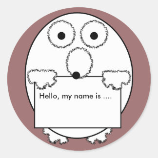 Hello my name is ice breaker event Sticker