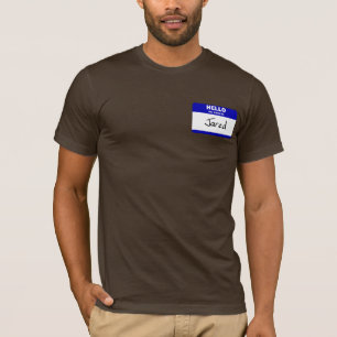 Hello My Name Is Jared (Blue) T-Shirt