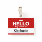 Hello my name is - personalised