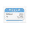 Hello My Name is Profile Card