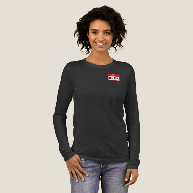 Hello.  My name is Ree Zist Tri-Blend Shirt (Full Front)