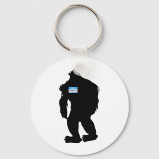 Hello-My Name Is Sasquatch Key Ring