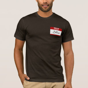 Hello My Name Is Steve (Red) T-Shirt