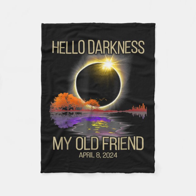 Hello My Old Friend April 081  Fleece Blanket (Front)