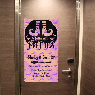 Hello My Pretties Halloween Cruise Door Banner
