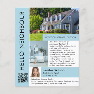 Hello Neighbour Real Estate Marketing Flyer