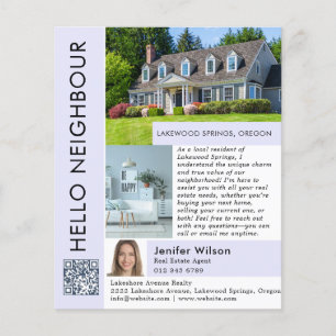 Hello Neighbour Real Estate Marketing Flyer