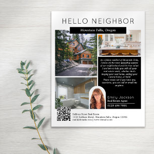 Hello Neighbour Real Estate Marketing Introduction Flyer