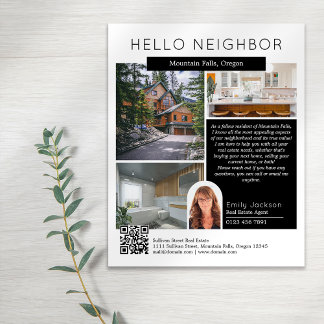 Hello Neighbour Real Estate Marketing Introduction Flyer
