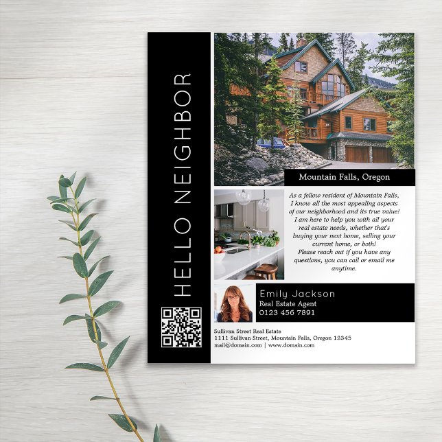 Hello Neighbour Real Estate Marketing Introduction Flyer (Creator Uploaded)