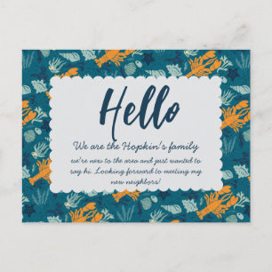 Hello New Neighbour Card   Family Introduction Car