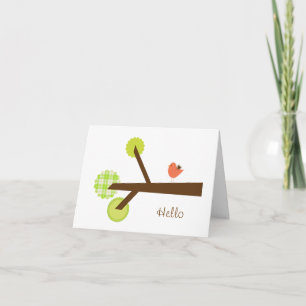 Hello Note Card