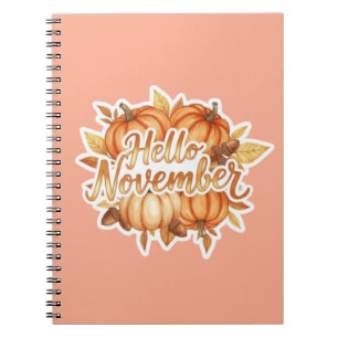 Hello November - Cozy Fall Design Notebook