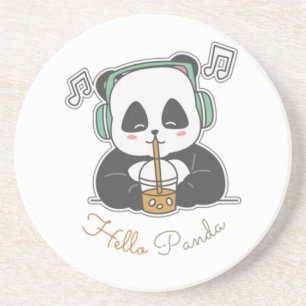Hello panda coaster