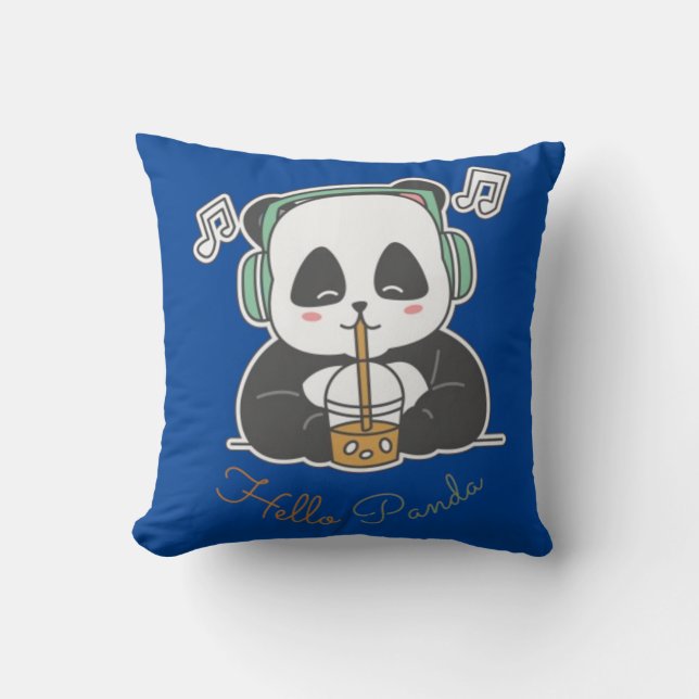 Hello panda cushion (Front)