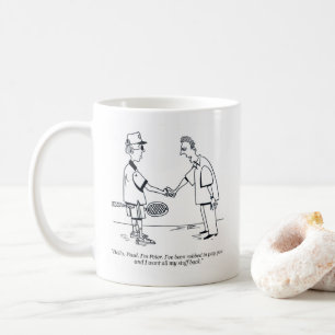 Hello Paul right hand cartoon mug
