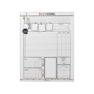 Hello Planner Daily Schedule Notepad
