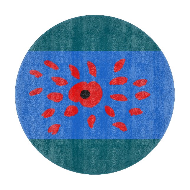 Hello Poppy  Cutting Board (Front)