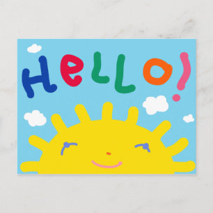 Hello postcard