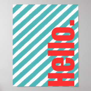 Hello Poster