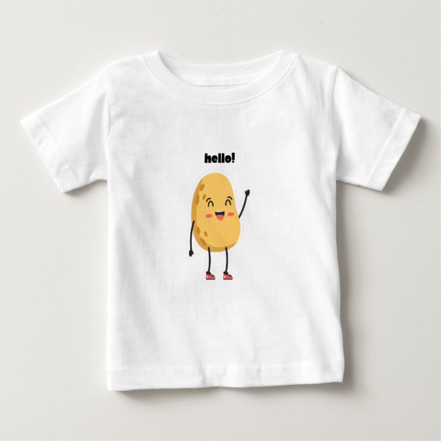 Hello Potato Baby T-Shirt (Front)