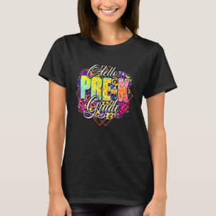 Hello Pre K Back To School Teachers Students First T-Shirt