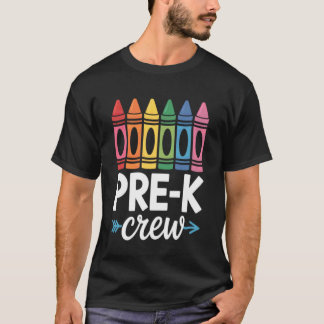 Hello Pre-K Rainbow Back To School Teacher Student T-Shirt