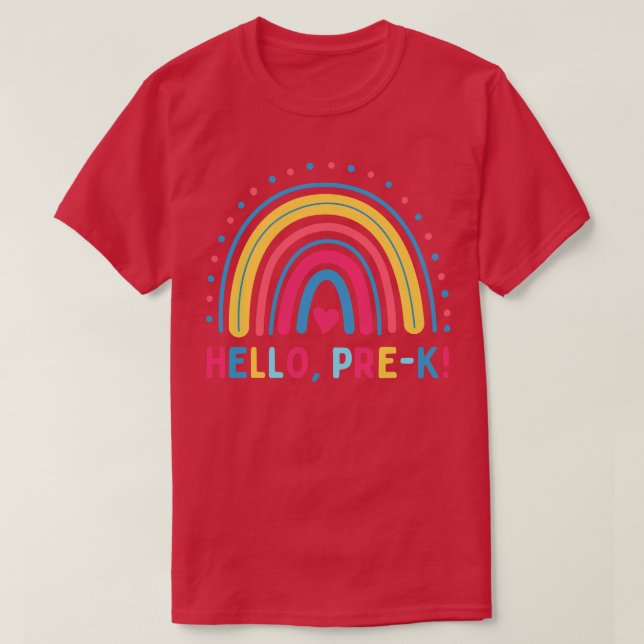 Hello PreK 7 T-Shirt (Design Front)