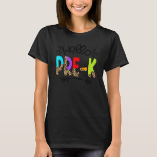 Hello Prek Retro Pre K Teacher Toddler Girls Boys T-Shirt