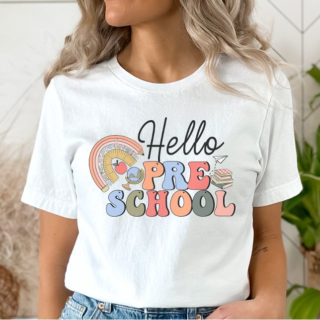Hello Preschool Teacher  T-Shirt (Creator Uploaded)