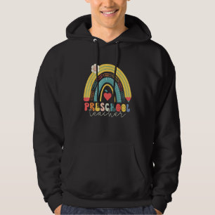 Hello Preschool Team Preschool Back to School Teac Hoodie