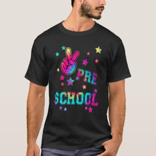 Hello Preschool Tie Dye First Day Of School Back S T-Shirt