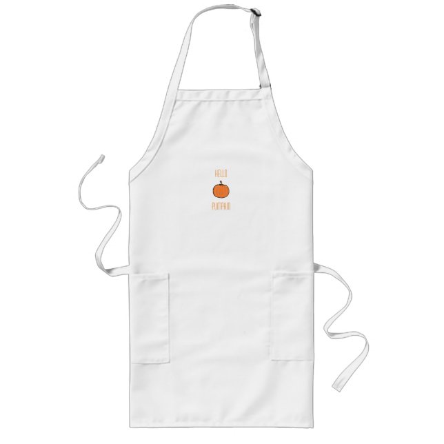 Hello pumpkin Autumn Apron (Front)