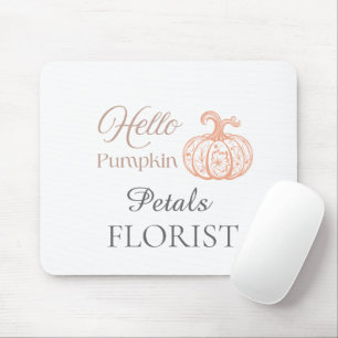 Hello Pumpkin Halloween Florist Business Branding Mouse Pad