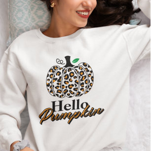 Hello Pumpkins , Autumn Fall Vibes Sweatshirt