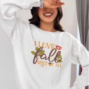 Hello Pumpkins , Autumn Fall Vibes Sweatshirt