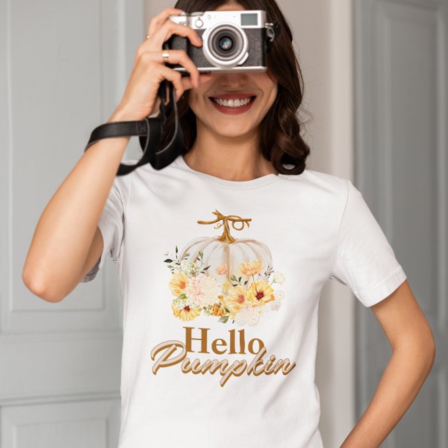 Hello Pumpkins , Autumn Fall Vibes T-Shirt (Creator Uploaded)