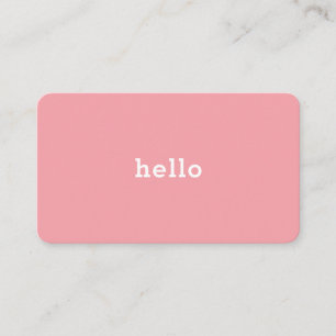 Hello Rosa Weiss Business Card