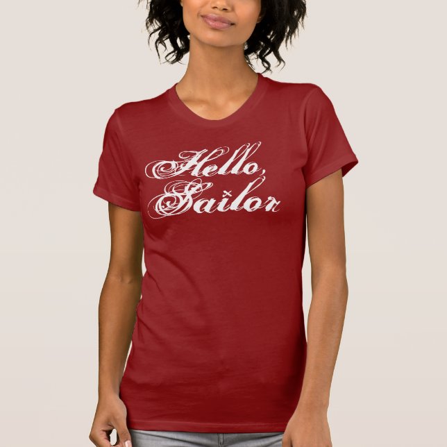 Hello, Sailor girl's tee (Front)