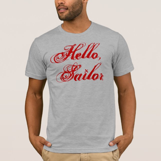 Hello, Sailor Tight-fit tee :D (Front)