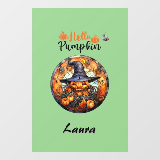 Hello Scary Hallowe'en Pumpkin (Sheet)