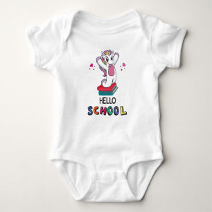 Hello School Baby Bodysuit