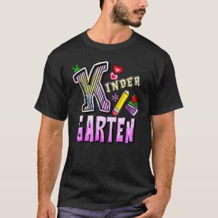 Hello School Kindergarten Back To School Student T T-Shirt