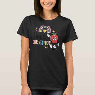 Hello Second 2nd Grade Teacher Student First Day O T-Shirt