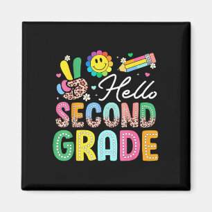 Hello second grade back to school 2nd grade magnet